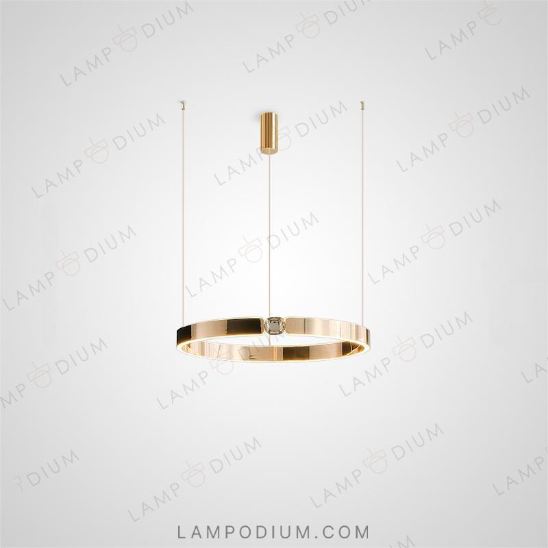 Circular chandeliers and lamps SELLIF B RING