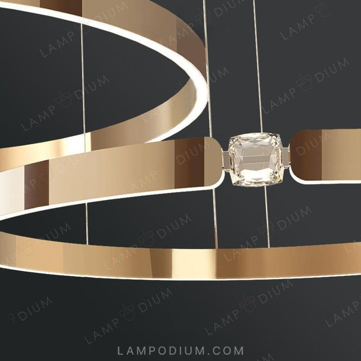 Circular chandeliers and lamps SELLIF B RING