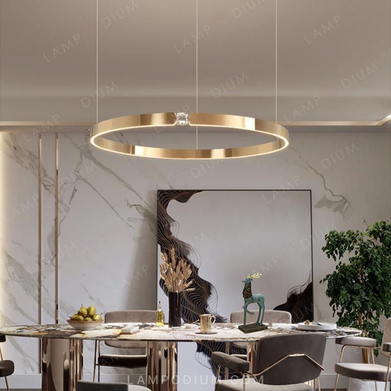 Circular chandeliers and lamps SELLIF B RING