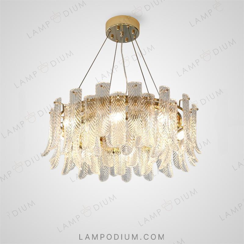 Circular chandeliers and light fixtures SELVAR