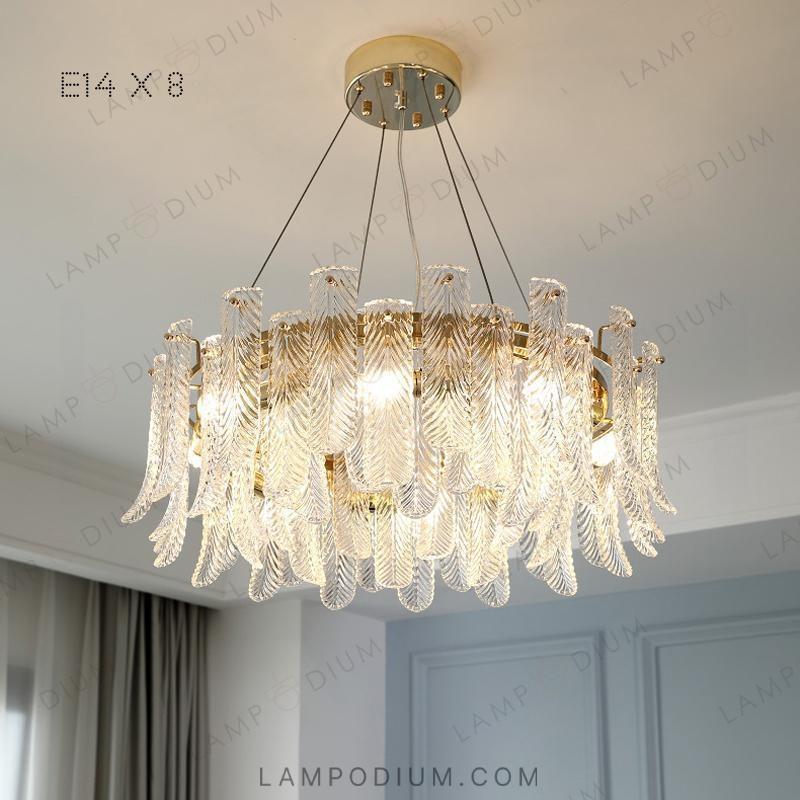 Circular chandeliers and light fixtures SELVAR