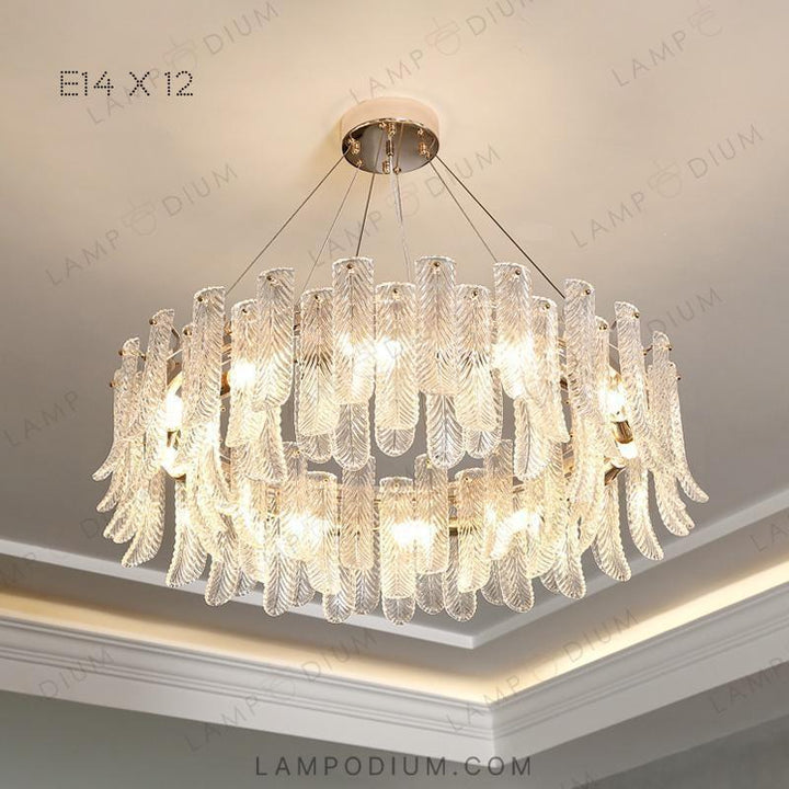 Circular chandeliers and light fixtures SELVAR