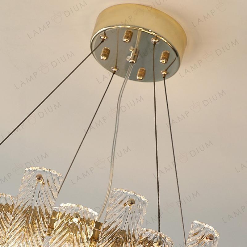 Circular chandeliers and light fixtures SELVAR