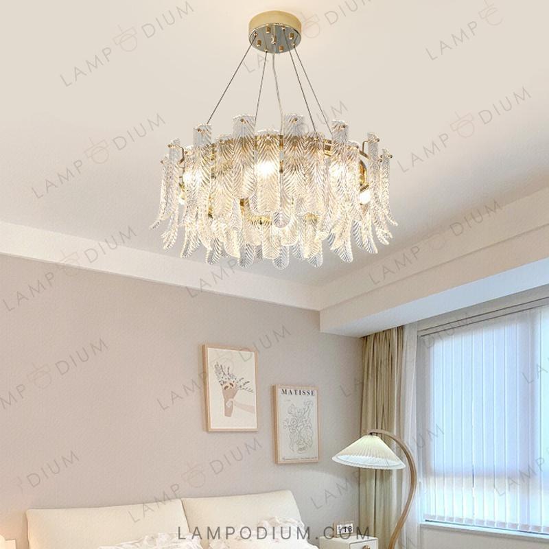 Circular chandeliers and light fixtures SELVAR