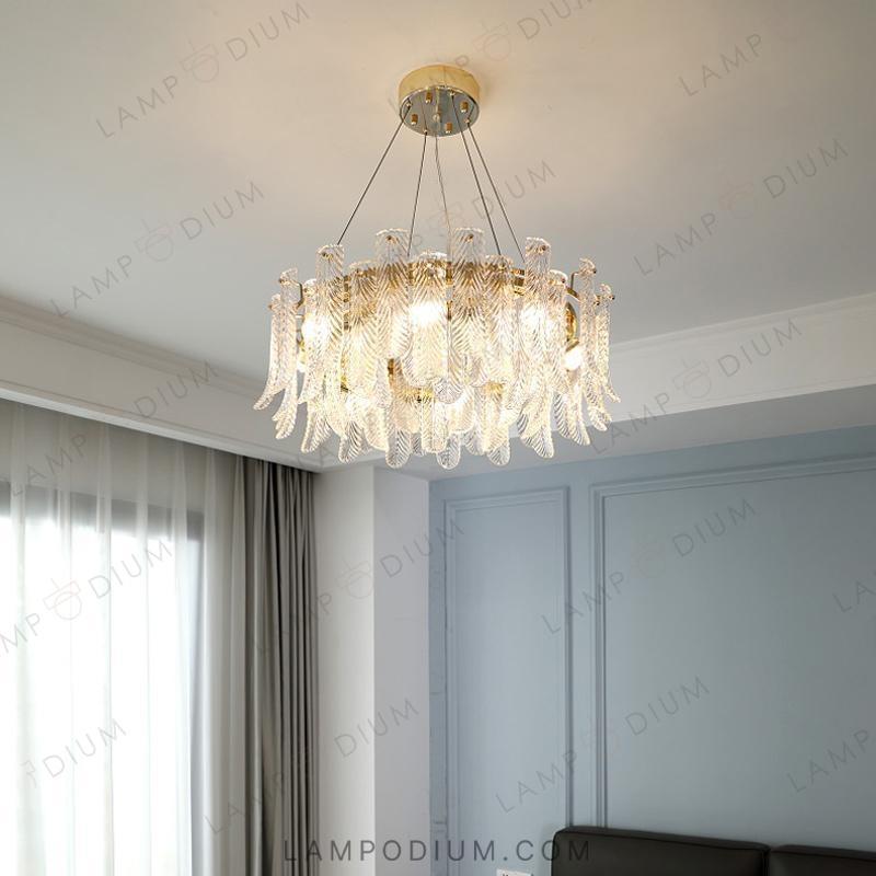 Circular chandeliers and light fixtures SELVAR