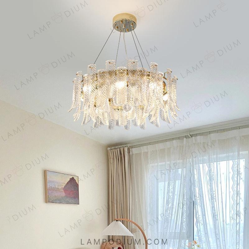 Circular chandeliers and light fixtures SELVAR