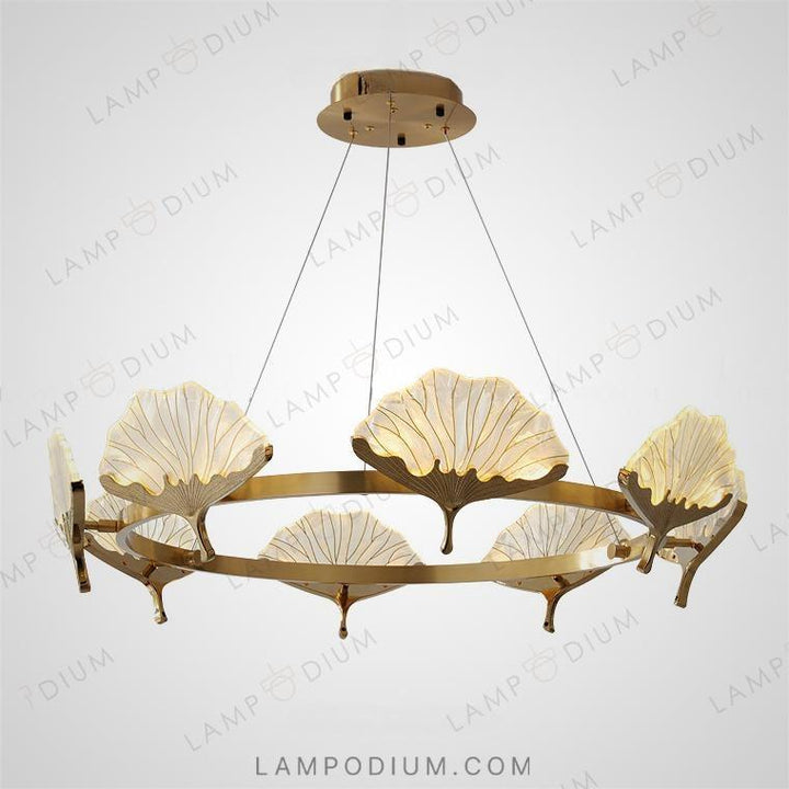 Circular chandeliers and light fixtures SELVI