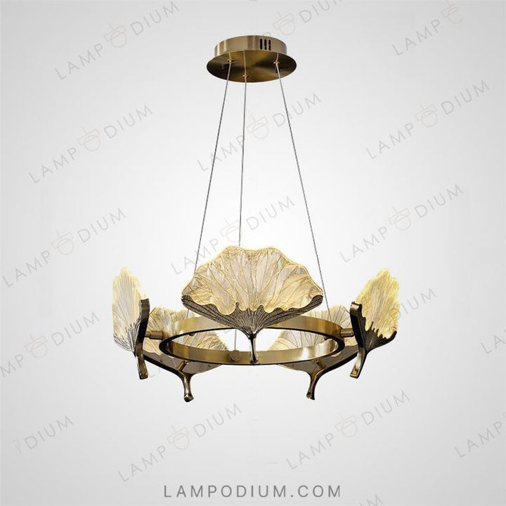 Circular chandeliers and light fixtures SELVI