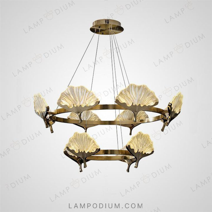 Circular chandeliers and light fixtures SELVI