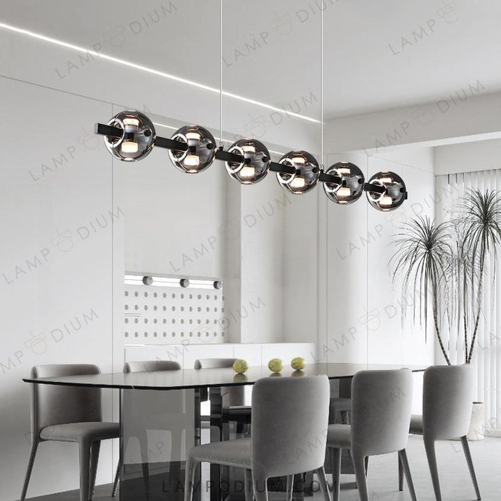 Linear, row luminaire SEMUND B LONG