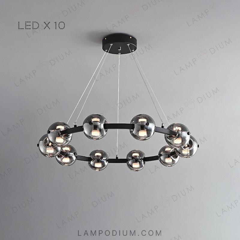 Circular chandeliers and light fixtures. SEMUND B