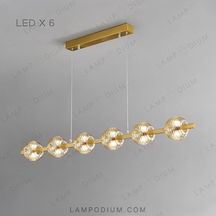 Linear, row luminaire SEMUND LONG