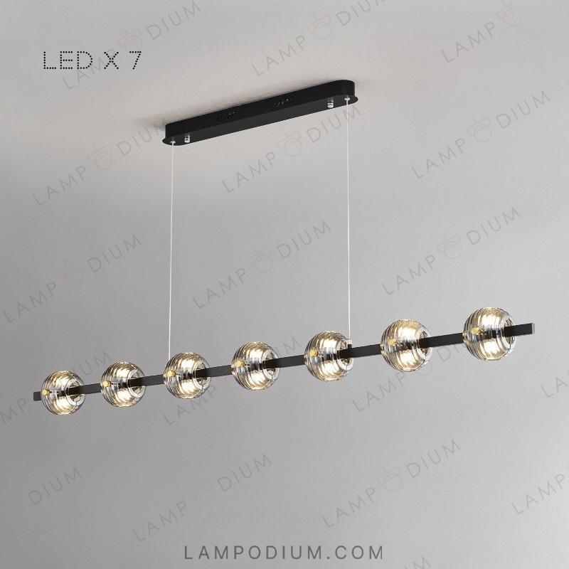 Linear, row luminaire SEMUND LONG