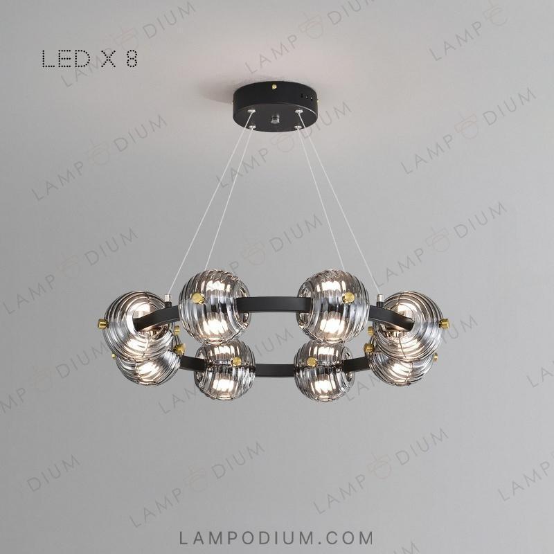 Circular chandeliers and lamps SEMUND