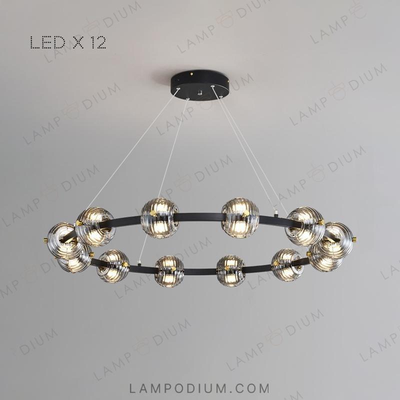 Circular chandeliers and lamps SEMUND