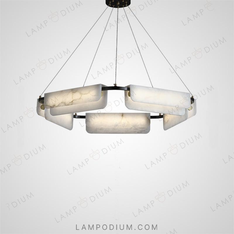 Circular chandeliers and lighting fixtures SENORA