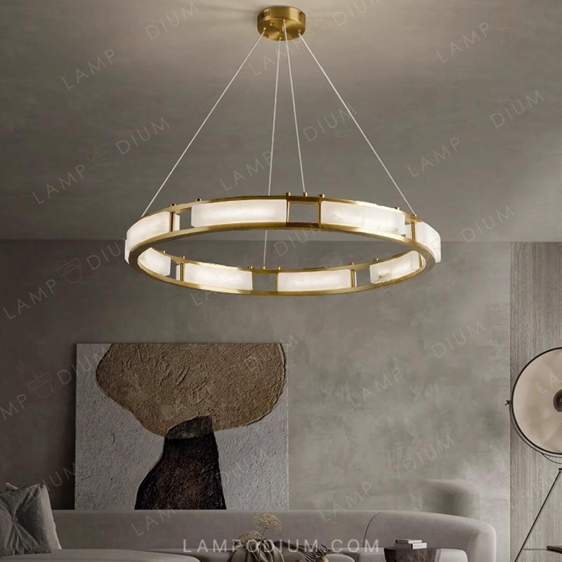 Ring chandeliers and lamps SERIANNA