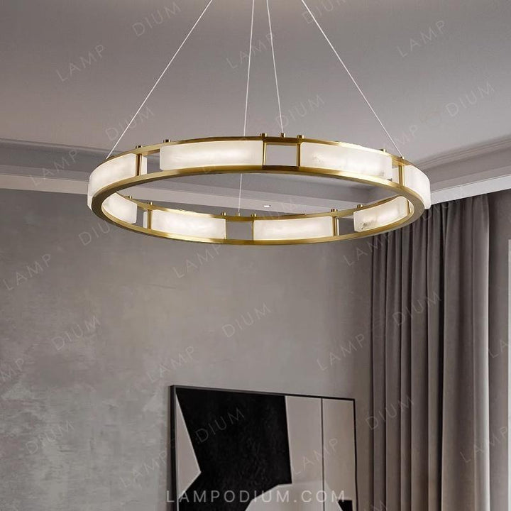 Ring chandeliers and lamps SERIANNA