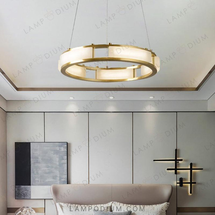 Ring chandeliers and lamps SERIANNA