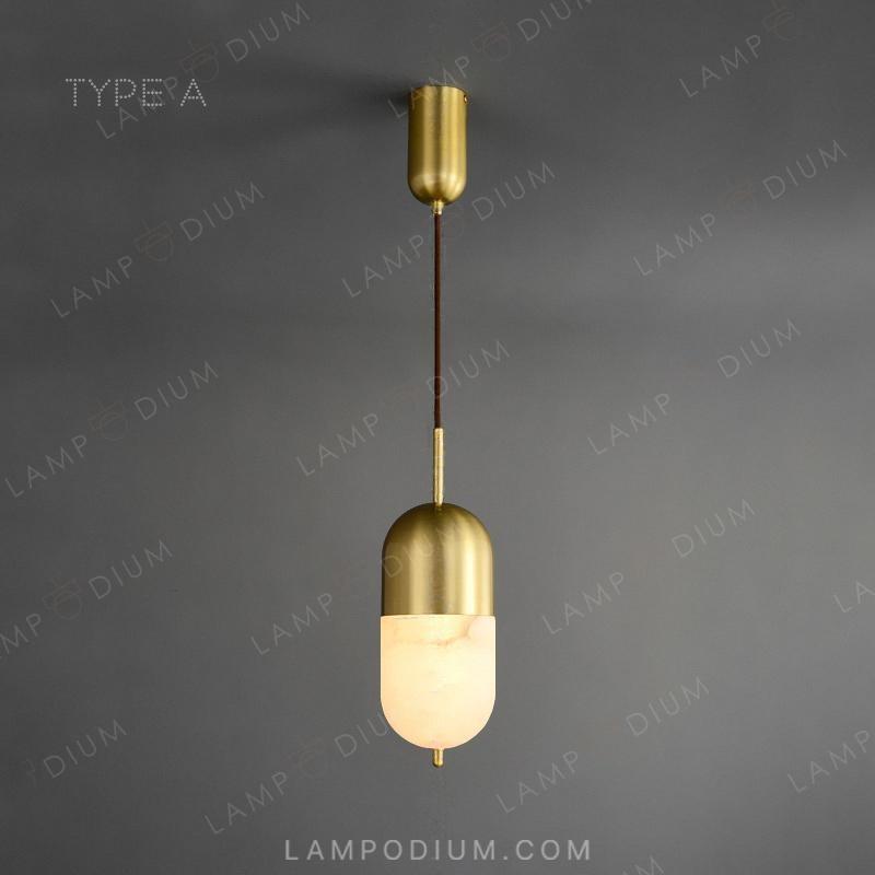 Hanging light fixture SILIA