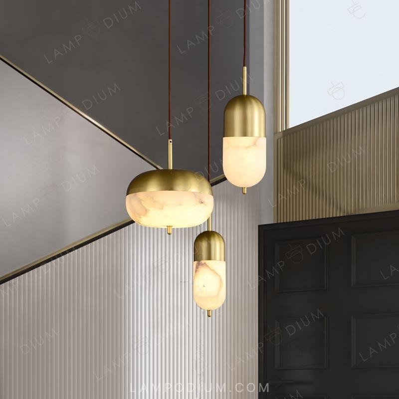 Hanging light fixture SILIA