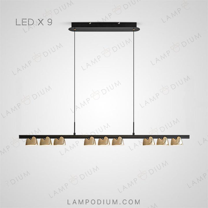 Linear, row luminaire SKOLD LONG