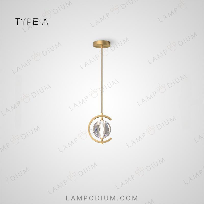 Hanging light fixture SOLAND