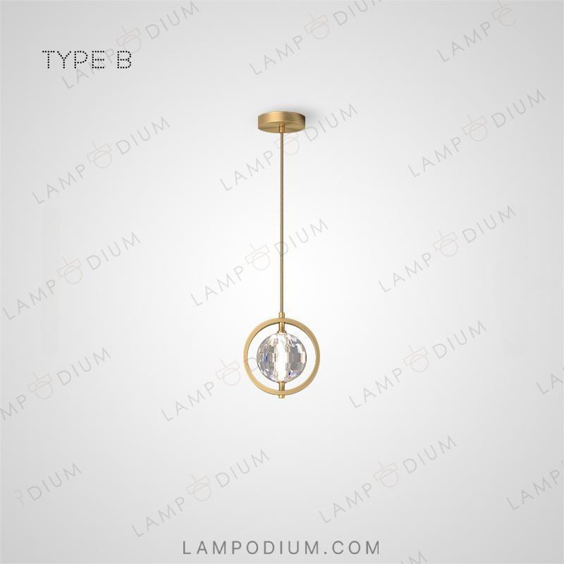 Hanging light fixture SOLAND