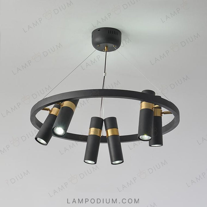 Circular chandeliers and light fixtures SPOOR