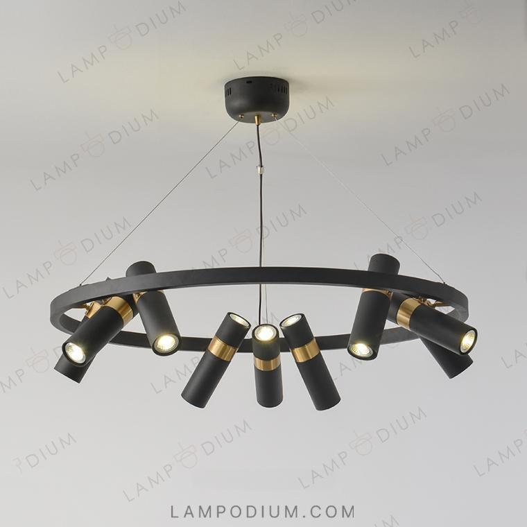 Circular chandeliers and light fixtures SPOOR