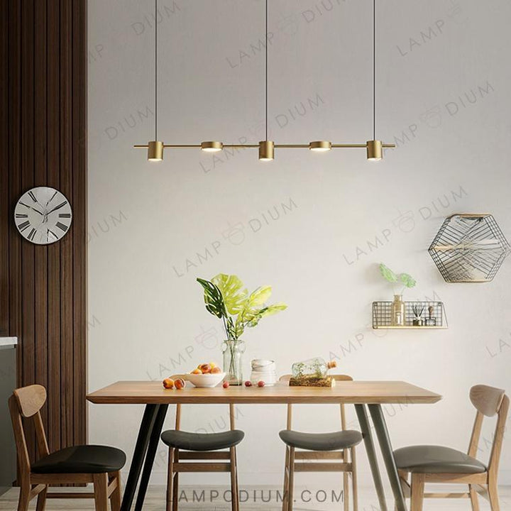 Linear, row luminaire SUNSHINE LONG