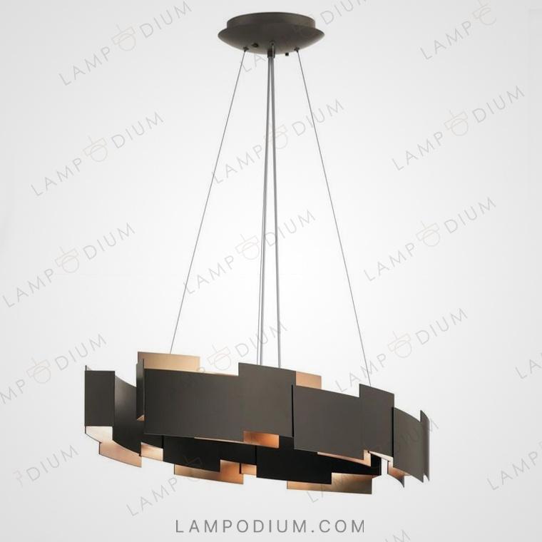 Circular chandeliers and lamps SVART