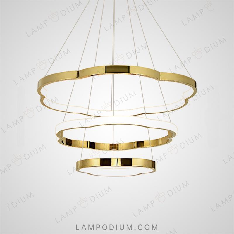 Circular chandeliers and light fixtures SVENNAR