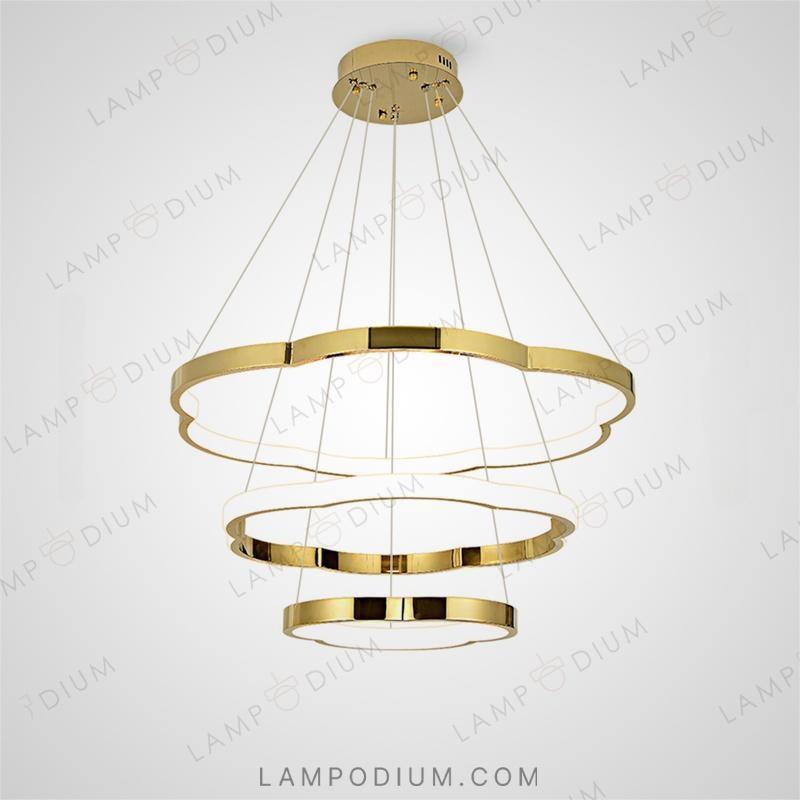 Circular chandeliers and light fixtures SVENNAR