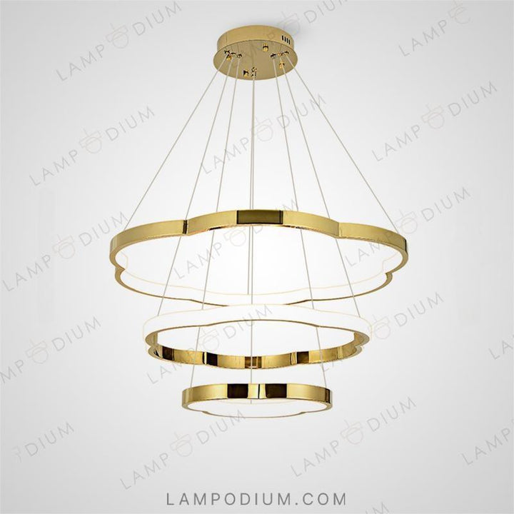 Circular chandeliers and light fixtures SVENNAR