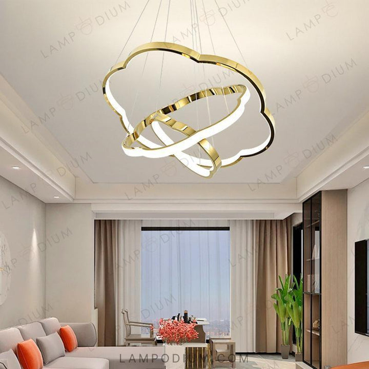 Circular chandeliers and light fixtures SVENNAR