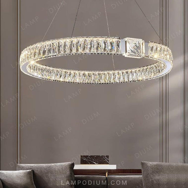 Circular chandeliers and light fixtures SYLVEST