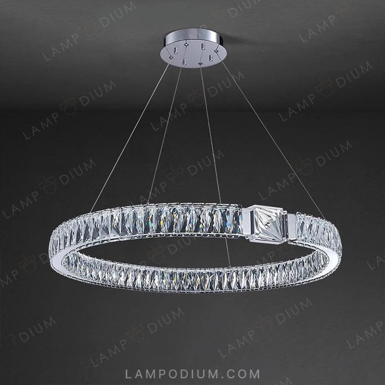 Circular chandeliers and light fixtures SYLVEST