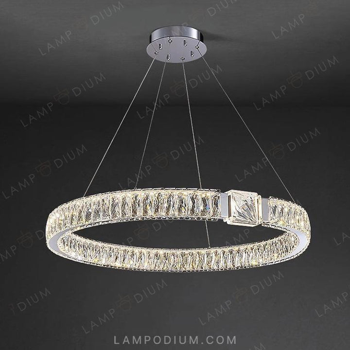 Circular chandeliers and light fixtures SYLVEST