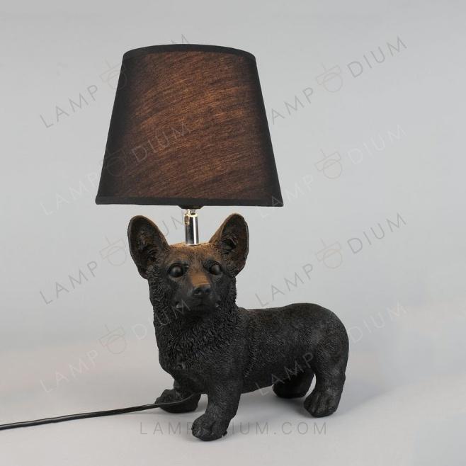 Table lamp STRICT DOG CORGHI