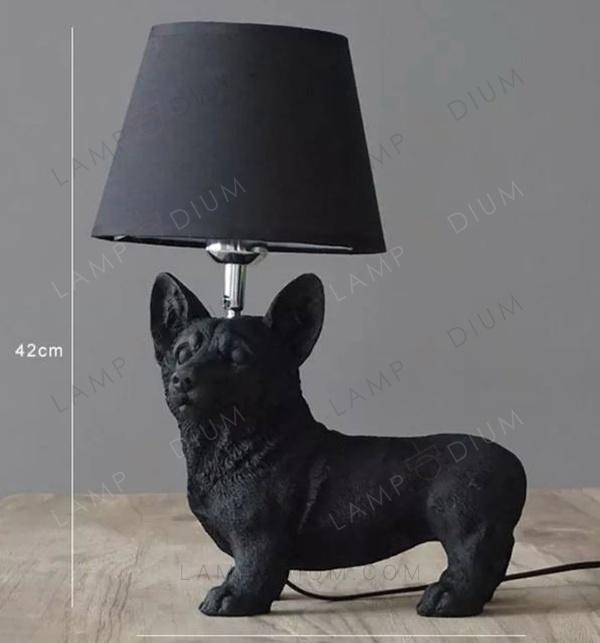 Table lamp STRICT DOG CORGHI