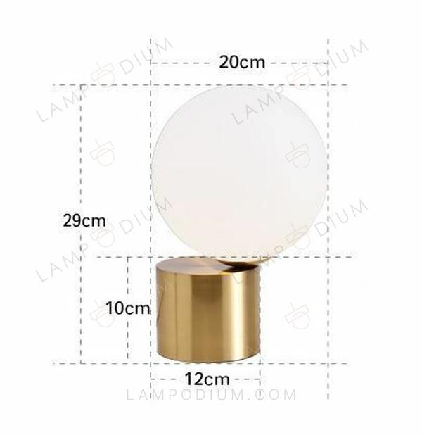 Table lamp LUCE D'ORO