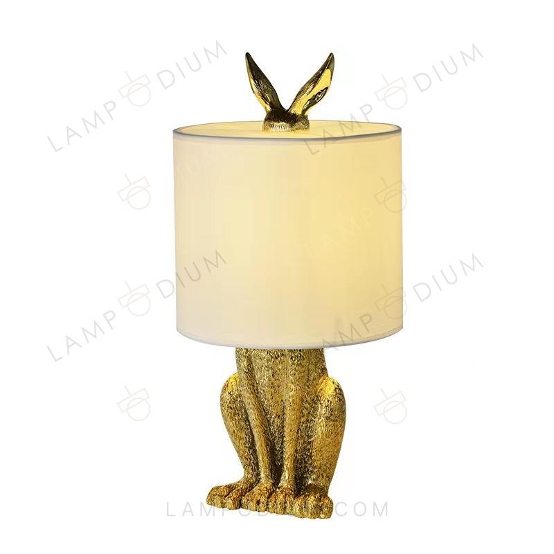 Table lamp LAMPADA D'ORO CON CONIGLIO