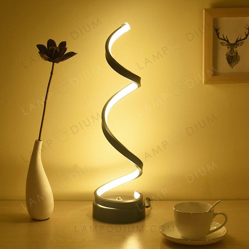 Table lamp LIGHT CURLS MINI