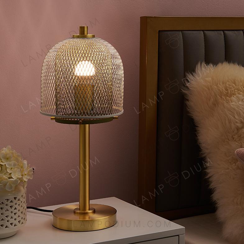 Table lamp WHITE CAGGIO