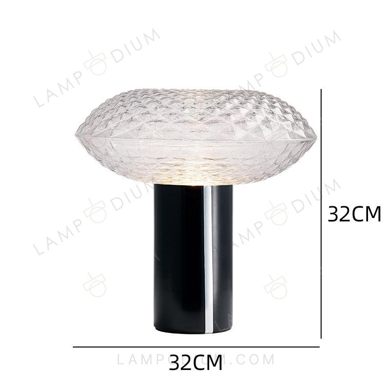 Table lamp CRISTALLO FUNGHI