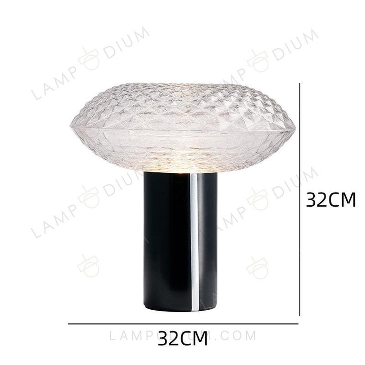 Table lamp CRISTALLO FUNGHI