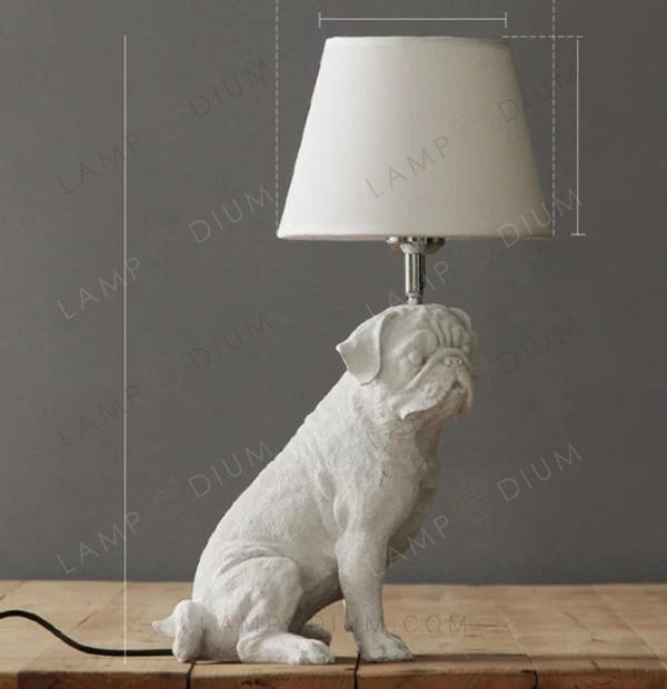 Table lamp STRICT DOG MOPSO