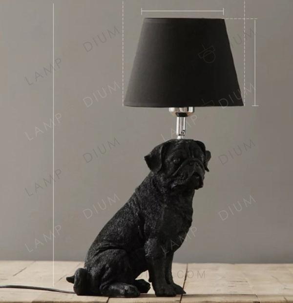 Table lamp STRICT DOG MOPSO