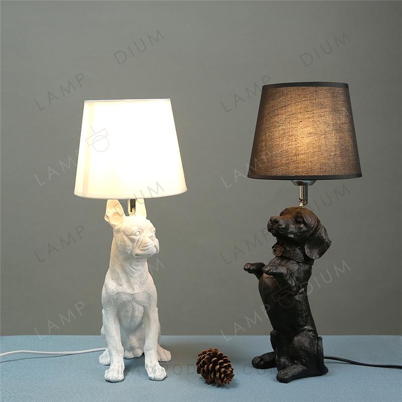 Table lamp STRICT DOG BOSTON LEZIONE